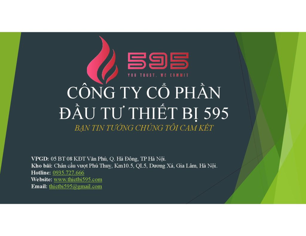 Công ty cổ phần đầu tư thiết bị 595